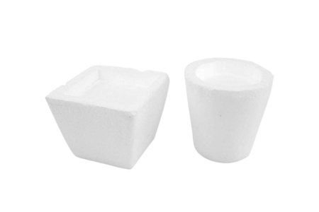 Styrofoam Flower Pots - 2 Pieces - 3 - Decorative Shapes - Styrofoam - 10doigts.com - Decorative Shapes - Styrofoam – 10doigts.fr