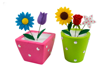 Styrofoam Flower Pots - 2 Pieces - 2 - Decorative Shapes - Styrofoam - 10doigts.com - Decorative Shapes - Styrofoam – 10doigts.fr