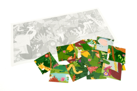 Sturdy Card Puzzle Board - 18 Pieces - 2 - Puzzles - 10doigts.com - Puzzles – 10doigts.fr