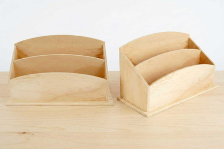 range courrier en bois - Objetos de madera para la oficina – 10doigts.fr
