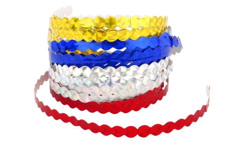 Sequin Effect Adhesive Tapes - 4 Pieces - 1 - Ribbons and Bows - 10doigts.com - Ribbons and Bows – 10doigts.fr