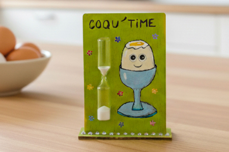 Reloj de arena para cepillado de dientes - Objetos de madera para la cocina – 10doigts.fr