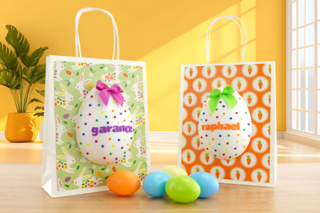 saco de caza de huevos de Pascua - Actividades manuales DIY Pascua – 10doigts.fr