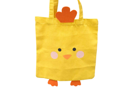 Chick Tote Bag - 2 - Easter Baskets - 10doigts.com - Easter Baskets – 10doigts.fr
