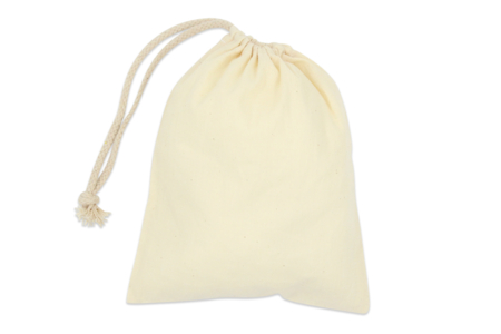 Small Cotton Drawstring Bag - 1 - Cotton, Linen - Textiles - 10doigts.com - Cotton, Linen - Textiles – 10doigts.fr