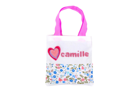 sac rosa camille - Algodón, lino - Textiles – 10doigts.fr