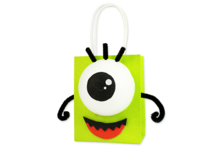 Monster Paper Kraft Bags - 2 - Halloween Crafts - 10doigts.com - Halloween Crafts – 10doigts.fr