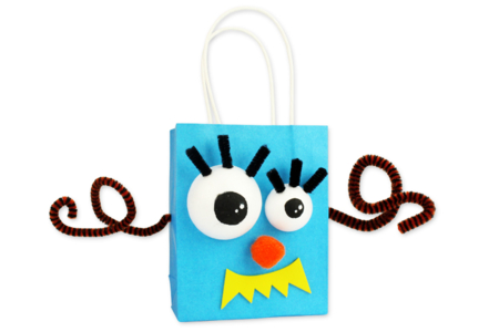 Monster Paper Kraft Bags - 5 - Halloween Crafts - 10doigts.com - Halloween Crafts – 10doigts.fr