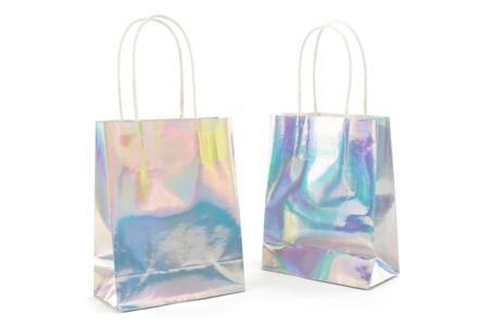 sacos de papel holográfico - Papeles de regalo y bolsas – 10doigts.fr