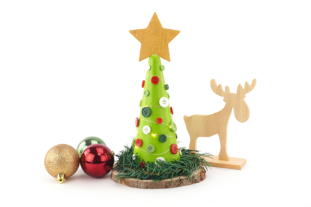 Light-Up Cone Christmas Tree - 1 - Christmas Craft Activities - 10doigts.com - Christmas Craft Activities – 10doigts.fr