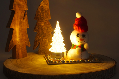 árbol de navidad luminoso - Portavelas de Navidad – 10doigts.fr