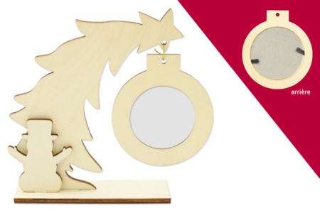 abeto portafotos de madera - Decoraciones de Navidad de madera – 10doigts.fr