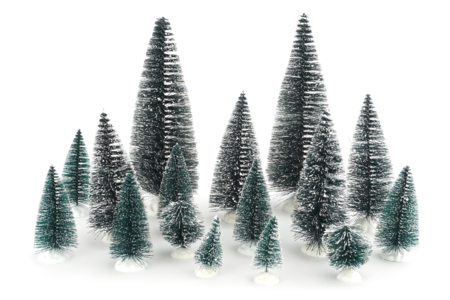 Assorted Decorative Fir Trees - 16 Pieces - 1 - Nature Christmas Decor - 10doigts.com - Nature Christmas Decor – 10doigts.fr