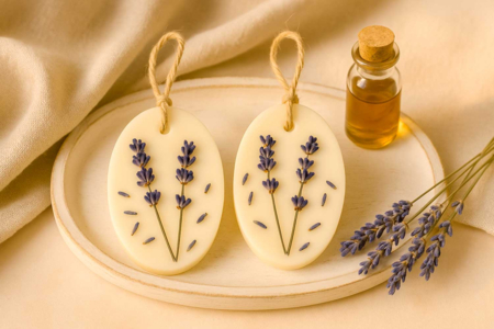 jabones de lavanda - Actividades manuales sobre el tema de la naturaleza para los niños – 10doigts.fr