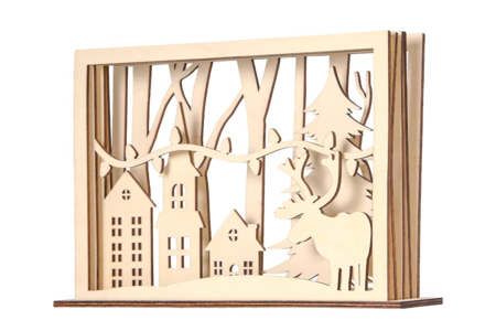 3D Village Christmas Scene to Assemble - 4 - Christmas Villages and Nativity Scenes to Create - 10doigts.com - Christmas Villages and Nativity Scenes to Create – 10doigts.fr