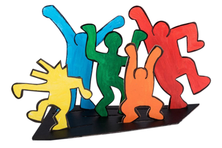 escultura muñecos - Decores en cartón – 10doigts.fr