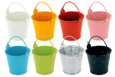 Mini Metal Bucket - 1 - Metal Supports - 10doigts.com - Metal Supports – 10doigts.fr