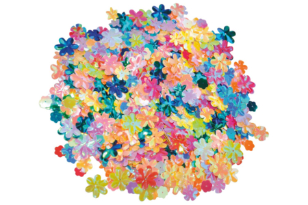 Iridescent Flower Sequins - 4500 pcs - 1 - Sequin Pins - 10doigts.com - Sequin Pins – 10doigts.fr