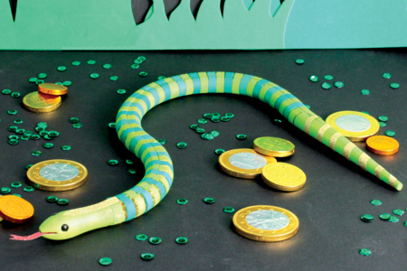 Natural Wooden Snake - 2 - Wooden Animals - 10doigts.com - Wooden Animals – 10doigts.fr