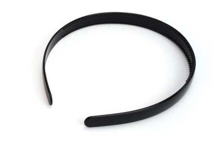 diadema negra opaca de plástico - Bisutería para el cabello - Soportes para Bisutería – 10doigts.fr