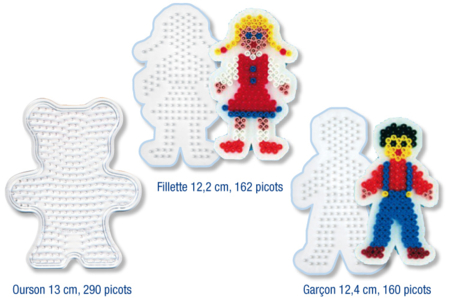 Set de 10 placas fantásticas para abalorios a planchar - Abalorios para planchar 5 mm – 10doigts.fr