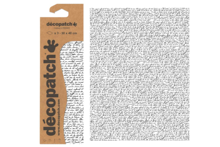 Set de 3 hojas Décopatch N°771 - Papel DECOPATCH – 10doigts.fr
