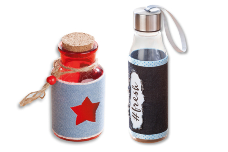 Adhesive Fabrics with Jean Effect - 4 Pieces - 7 - Adhesive Fabrics - 10doigts.com - Adhesive Fabrics – 10doigts.fr