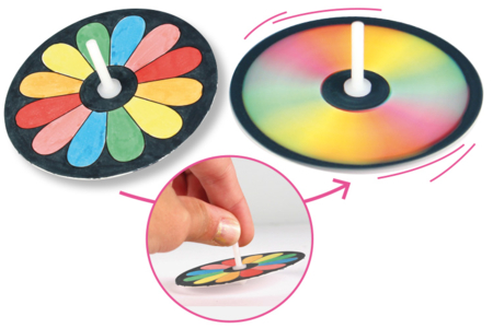 Coloring Spinners - 4 Pieces - 5 - Coloring Shapes and Drawings - 10doigts.com - Coloring Shapes and Drawings – 10doigts.fr