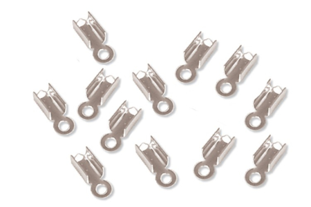 Silver Wire Crimps - 50 Pieces - 0 - Jewelry Clasps - 10doigts.com - Jewelry Clasps – 10doigts.fr