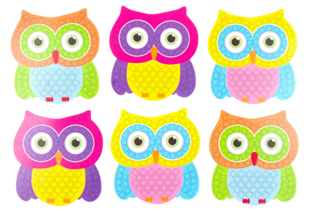 Decorate Your Own Owls with Mosaics - 3 - Paper and Foam Mosaics - 10doigts.com - Paper and Foam Mosaics – 10doigts.fr