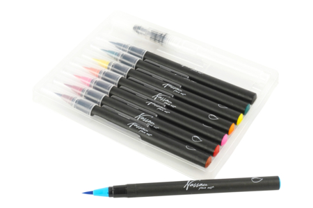 Watercolor Markers + 1 Water Brush - 3 - Fancy Markers - 10doigts.com - Fancy Markers – 10doigts.fr