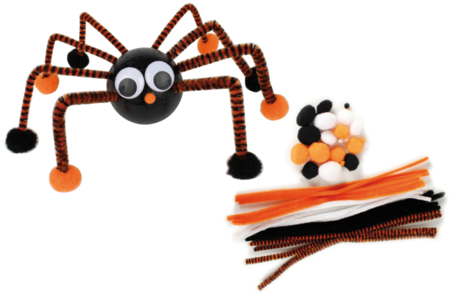 Halloween Pom-Pom and Pipe Cleaner Kit - 5 - Halloween Creative Accessories - 10doigts.com - Halloween Creative Accessories – 10doigts.fr