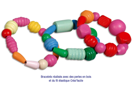 Wooden Beads in Shades of Green - 70 Beads - 2 - Wood Beads - 10doigts.com - Wood Beads – 10doigts.fr