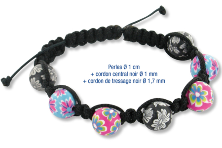 Shamballas with Millefiori Polymer Beads - 0 - Handicrafts for Creating Your Jewelry - 10doigts.com - Handicrafts for Creating Your Jewelry – 10doigts.fr