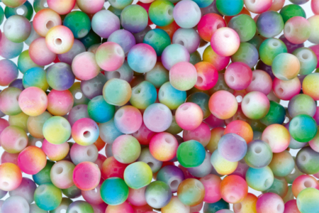 Shamballas... with rainbow glass beads - Handicrafts for Creating Your Jewelry – 10doigts.fr