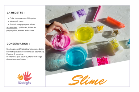 SLIME - Easy and Fail-Proof Recipe! - 2 - Modeling Crafts - 10doigts.com - Modeling Crafts – 10doigts.fr
