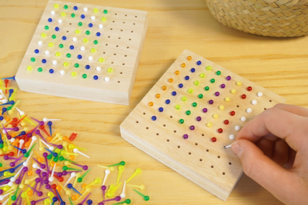 Multi-Activity Learning Board - Montessori - 3 - Montessori Crafts for Learning Through Manipulation - 10doigts.com - Montessori Crafts for Learning Through Manipulation – 10doigts.fr