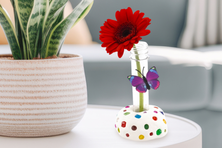 florero regalo día de la madre hecho a mano niños - Manualidades día de la madre – 10doigts.fr
