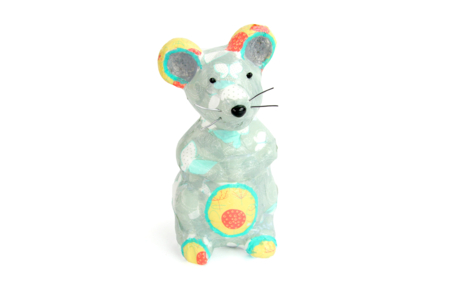 Styrofoam Mouse 14 x 7 cm - 6 - Styrofoam Animals - 10doigts.com - Styrofoam Animals – 10doigts.fr
