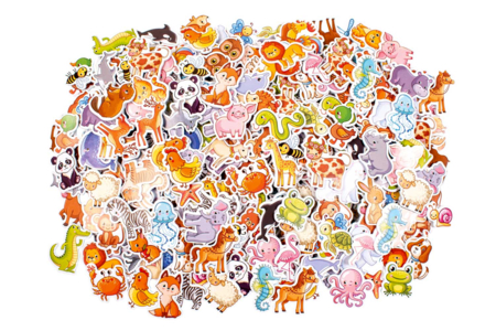 pegatinas animales niños lindos - Gomets animales – 10doigts.fr