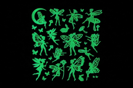 Glow in the Dark "Fairy" Stickers - 29 Pieces - 2 - Phosphorescent Stickers - 10doigts.com - Phosphorescent Stickers – 10doigts.fr