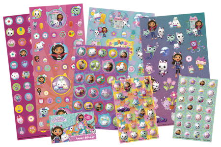 pegatinas gommettes gabby y la casa mágica - Pegatinas Fantasía – 10doigts.fr