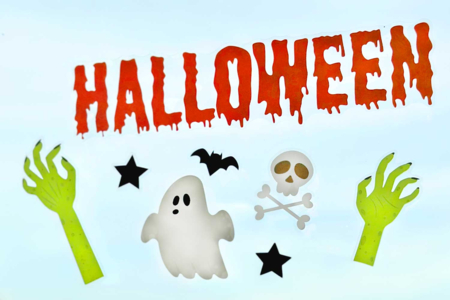 pegatinas halloween ventanas - Kits creativos de Halloween – 10doigts.fr