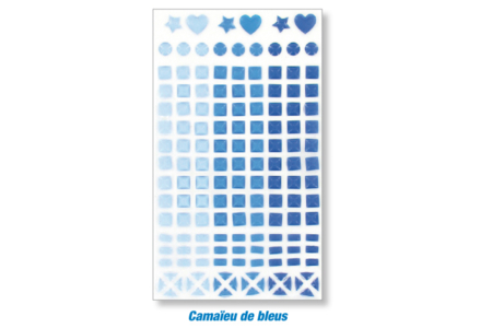 Autoadhesivos de plástico con mosaicos - Actividades manuales Deco casa DIY – 10doigts.fr