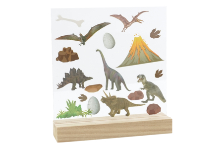 pegatinas cristales ventanas dinosaurios - Pegatinas Fantasía – 10doigts.fr