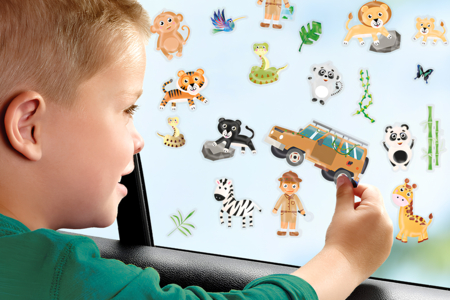 pegatinas ventanas para niños - Gomets animales – 10doigts.fr