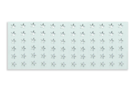 Star-shaped Adhesive Rhinestones, Crystal - 72 pcs - 3 - Sticker rhinestones - 10doigts.com - Sticker rhinestones – 10doigts.fr