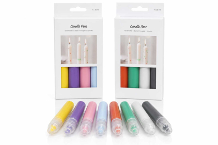 Estilógrafos para velas – 8 colores - Decoraciones Velas – 10doigts.fr