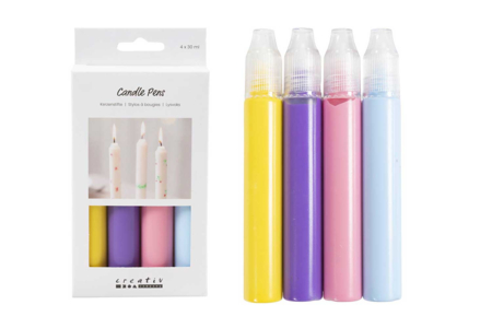 Estilógrafos para velas – colores vivos - Decoraciones Velas – 10doigts.fr