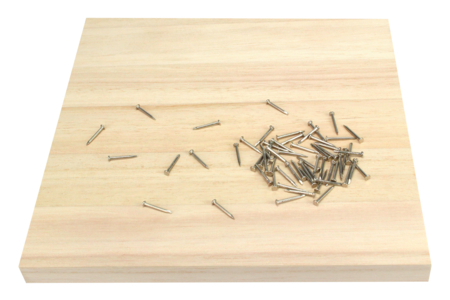 soporte de string art en madera con clavos - String Art – 10doigts.fr